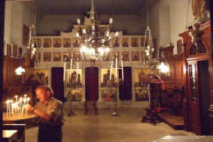 Inside the Church in Gaiois Square