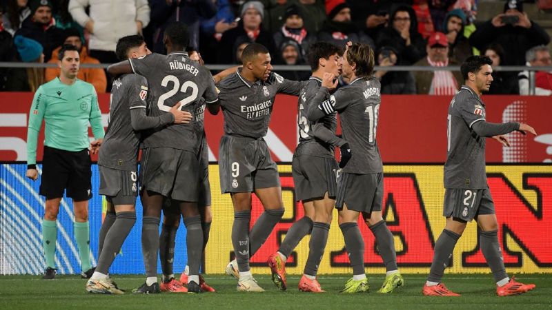 Bảng tỷ lệ kèo trận Real Madrid vs Girona